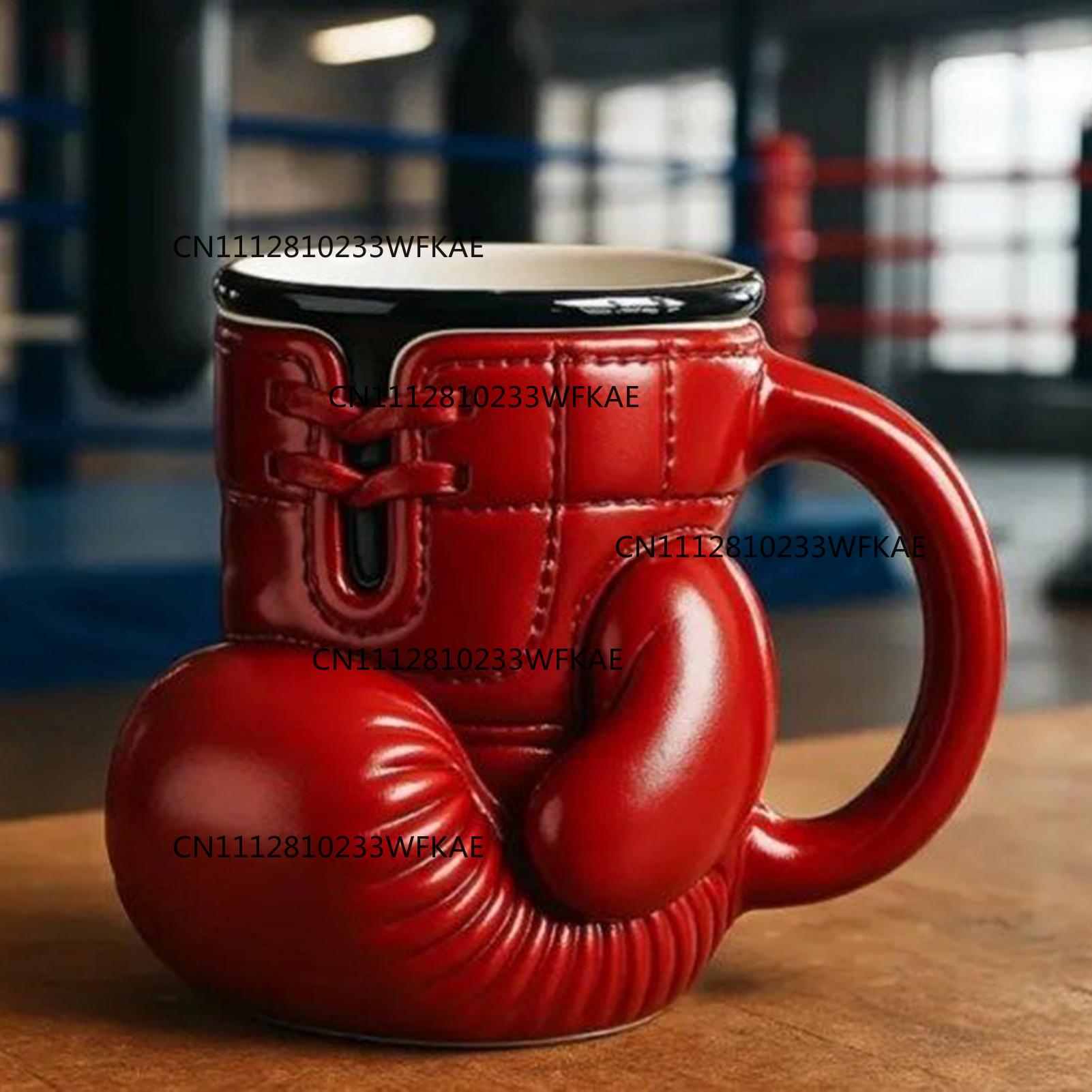 Coffee Tea Drink - كوب صغير على شكل قفاز ملاكم،