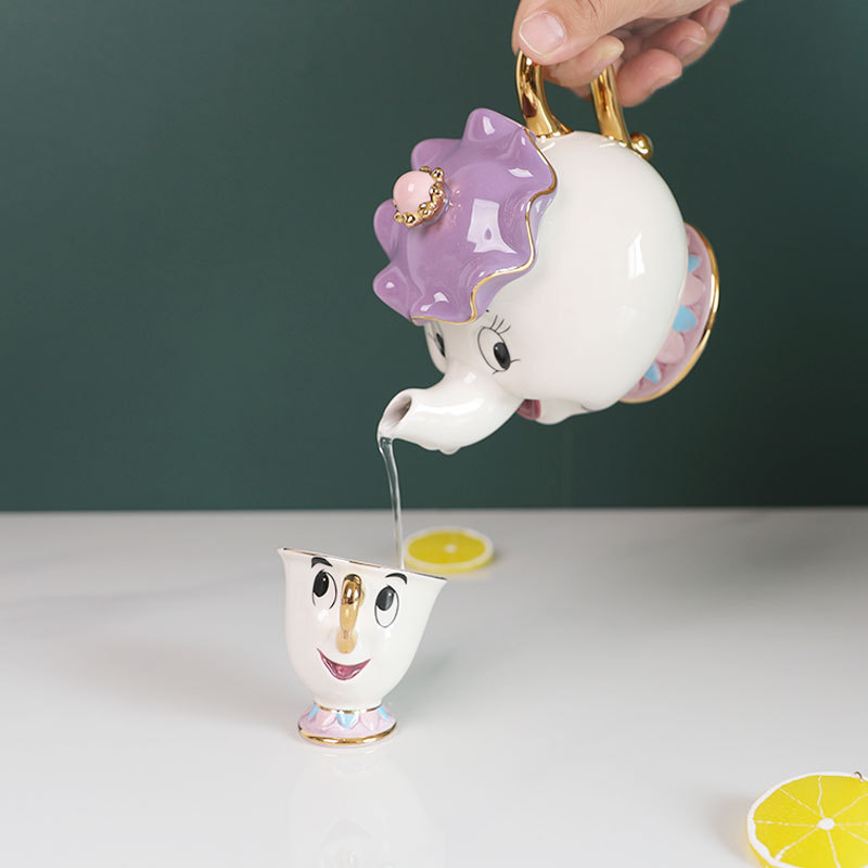 Coffee Tea Flask - متوفر: طقم شاي كرتوني لطيف بتصميم