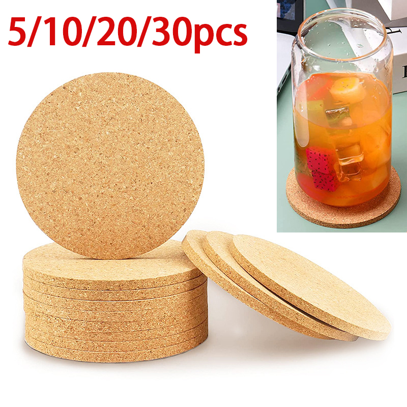 Coffee Tea Holders - 5/10/20/30 قطعة من حاملات الأكواب الخشبية