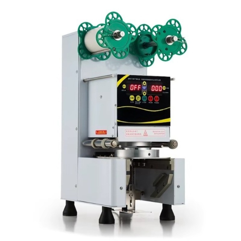 Coffee Tea Machine - آلة ختم الأكواب البلاستيكية الأوتوماتيكية التجارية