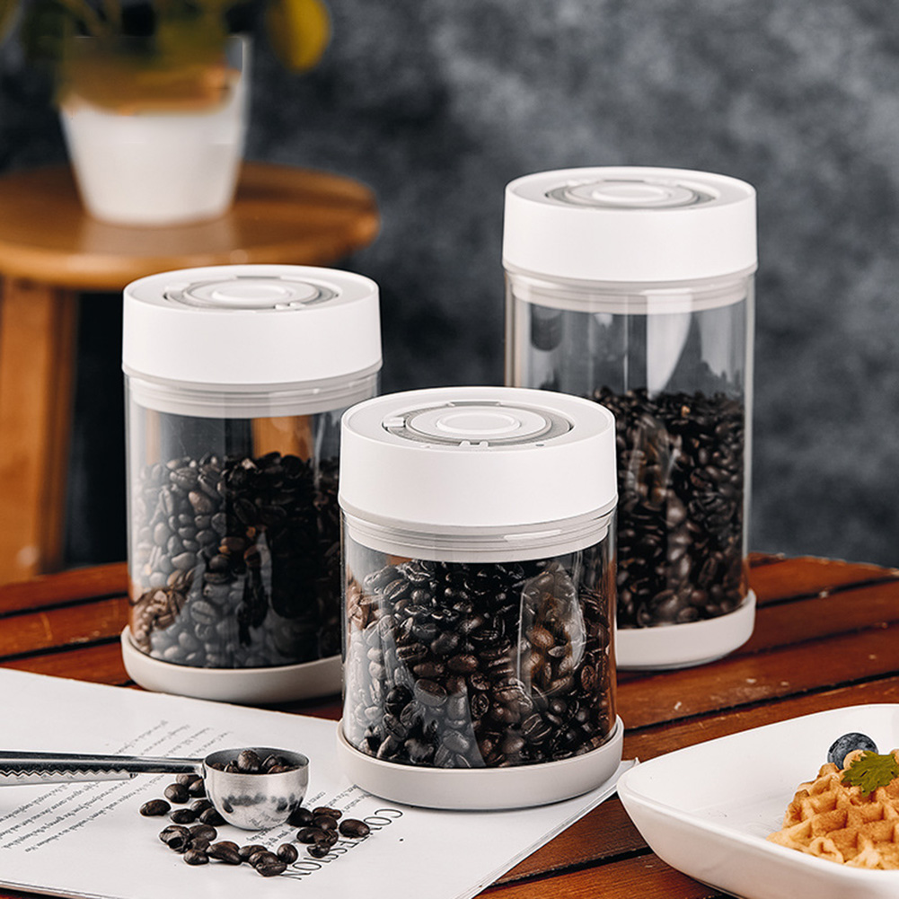 Coffee Tea Flask - وعاء زجاجي مقاوم للرطوبة لحفظ حبوب