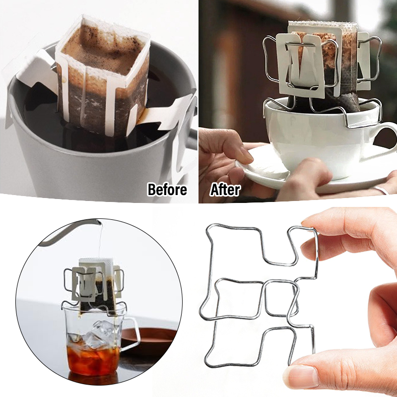 Coffee Tea Paper Cups - حامل أكياس فلتر القهوة القابلة لإعادة