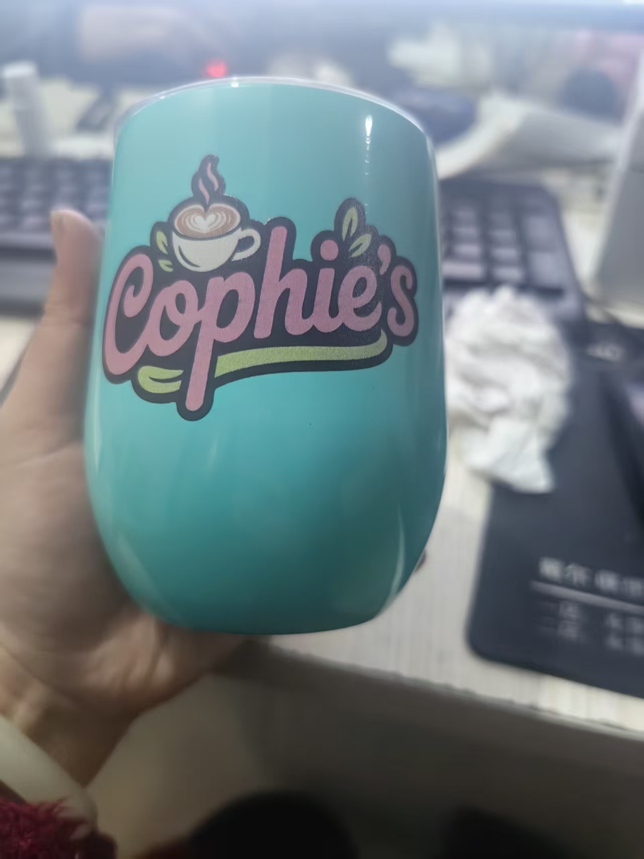 Coffee Tea Flask - 12oz البيض القدح السفر القهوة القدح