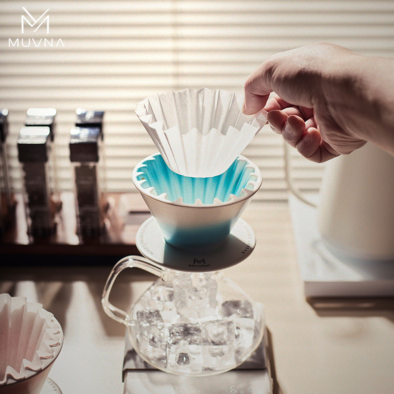فلتر ورقي طبيعي من MUVNA لماكي - مراجعة Coffee Tea Paper Cups وسعره