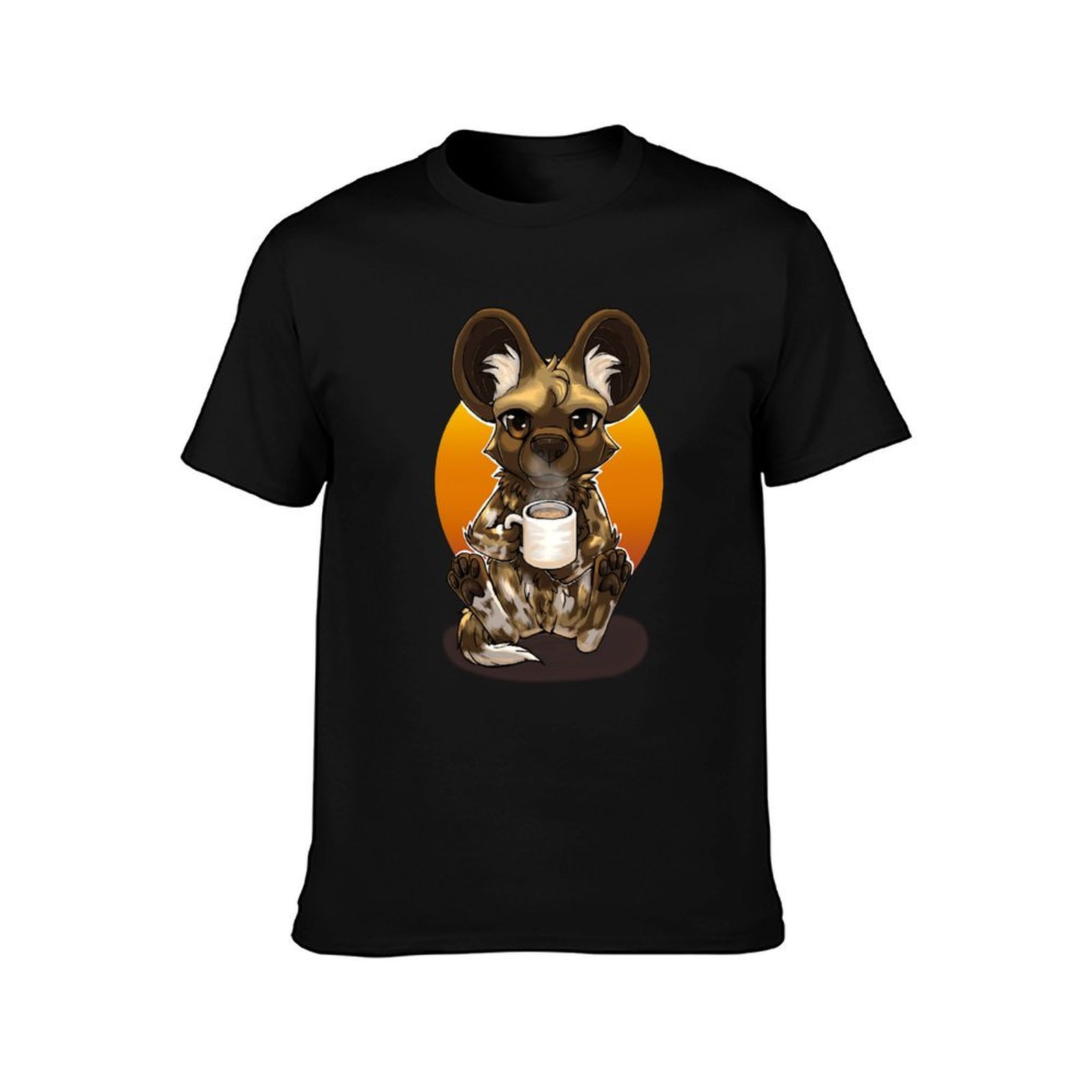 تي شيرت African Wild Dog Tea o - مراجعة Coffee Tea Knits وسعره