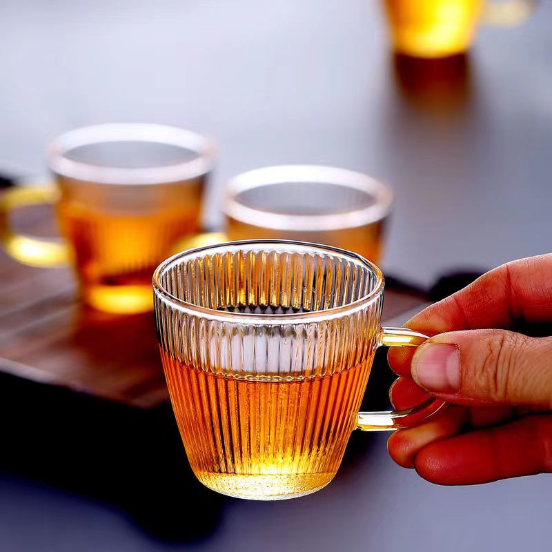 مقاومة للحرارة الزجاج فنجان شا - مراجعة Coffee Tea Catering وسعره