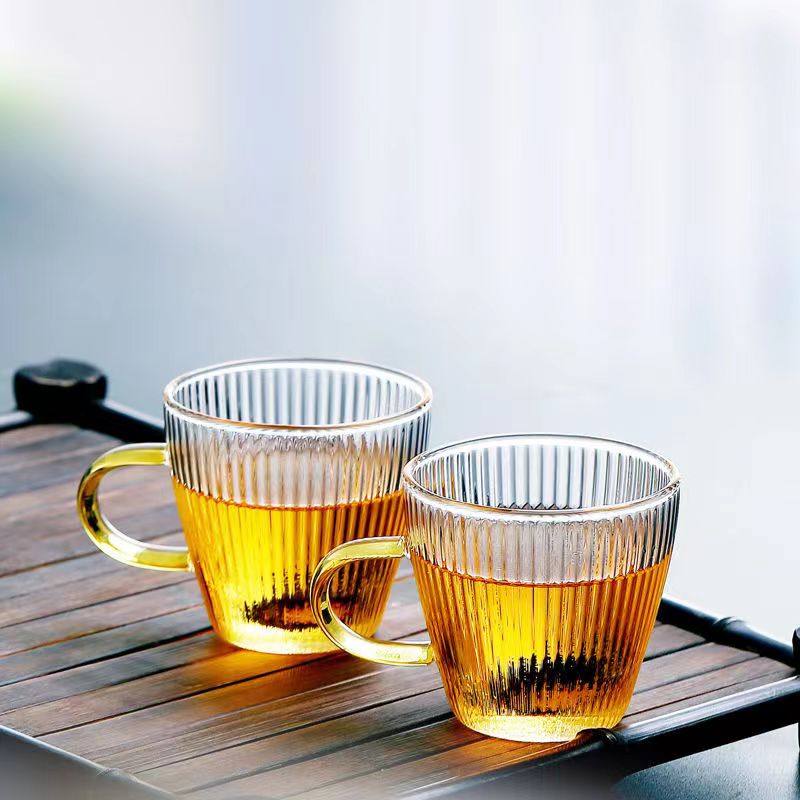 مقاومة للحرارة الزجاج فنجان شا - مراجعة Coffee Tea Catering وسعره