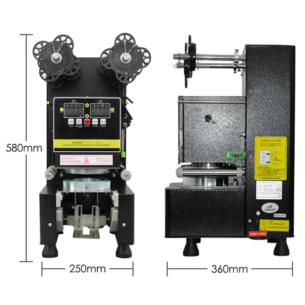 88/90/95 PP/PE/الورق التلقائي  - مراجعة Coffee Tea Machine وسعره