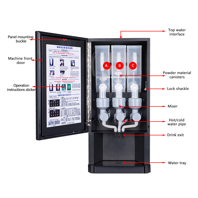 ماكينة قهوة فورية 30SCW-8 هوت  - مراجعة Coffee Tea Machine وسعره