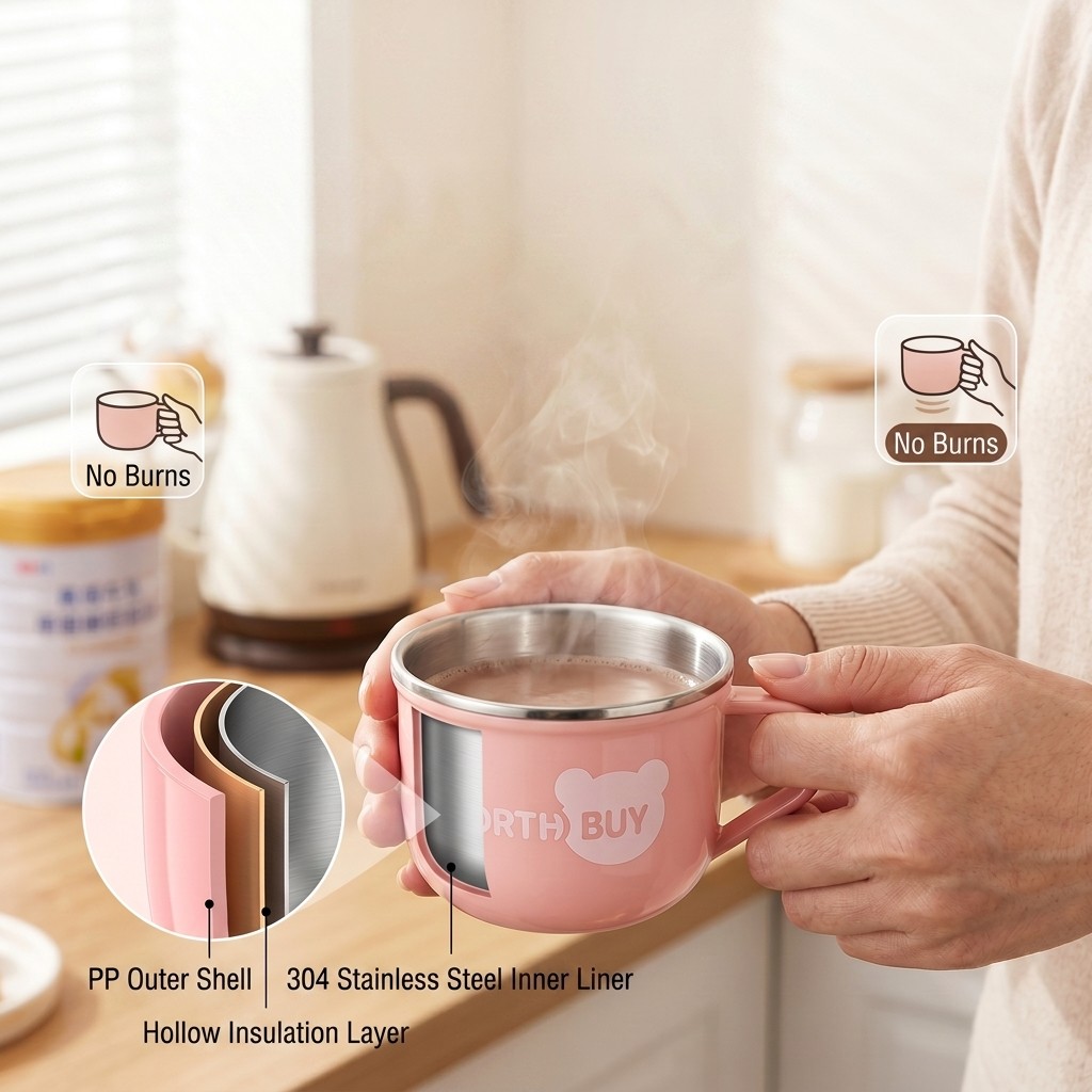 كوب قهوة لطيف من الفولاذ المقا - مراجعة Coffee Tea Flask وسعره