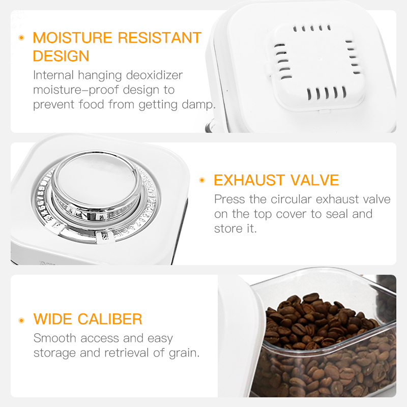 AliKisscafe حاوية تخزين حبوب ا - مراجعة Coffee Tea Machine وسعره