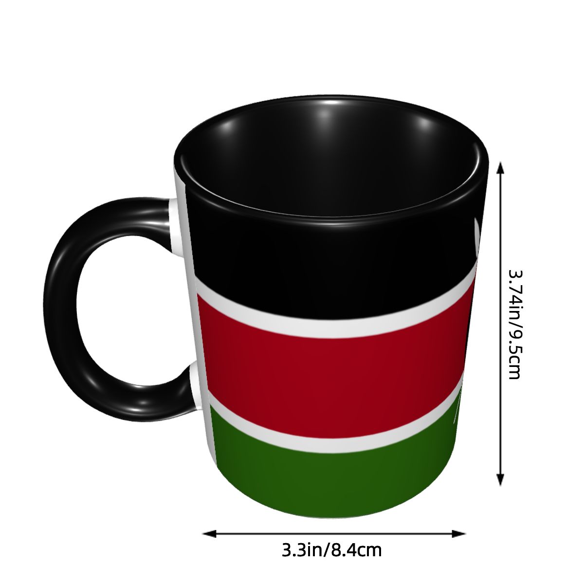 كينيا العلم القهوة القدح DIY ت - مراجعة Coffee Tea Kenya وسعره