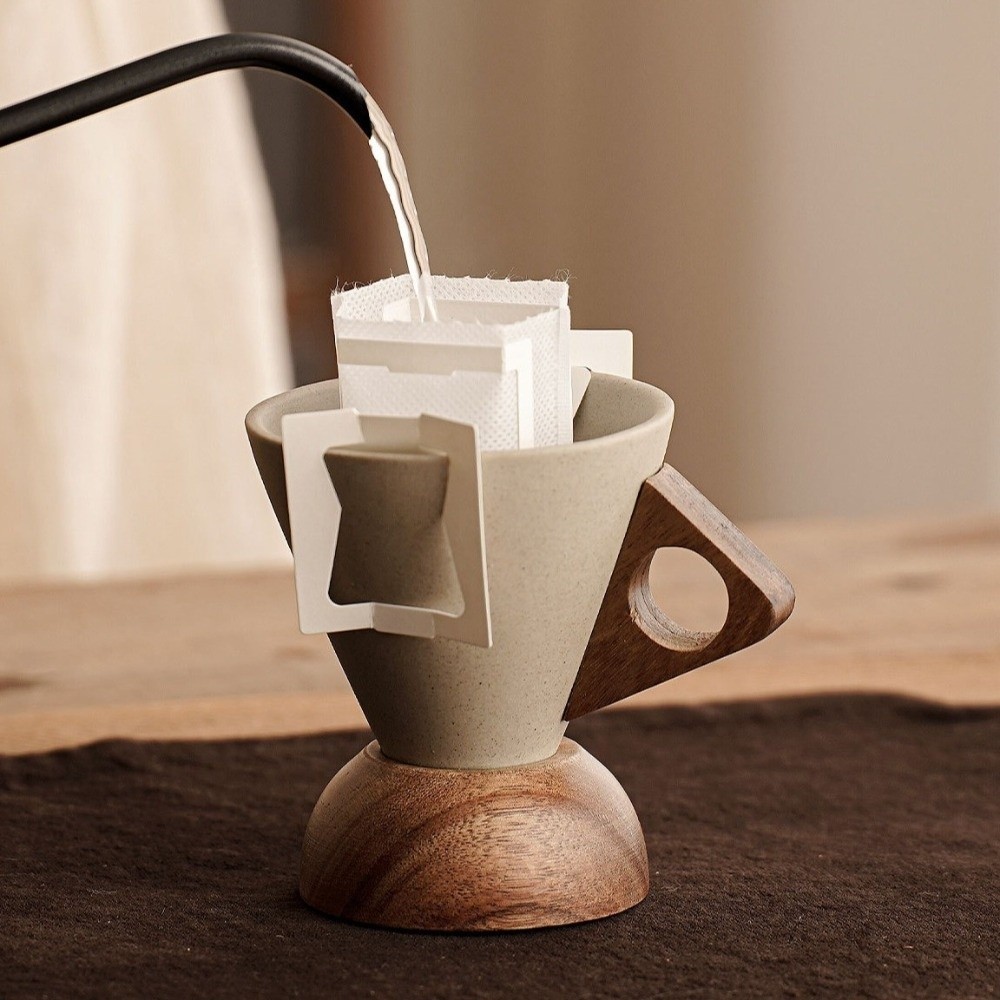 كوب سيراميك خشن مثلث الشكل بتص - مراجعة Coffee Tea Flask وسعره