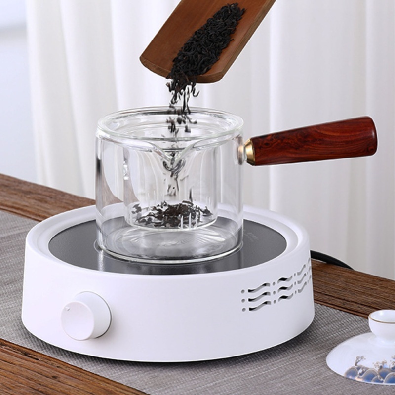موقد شاي كهربائي سيراميكي أبيض - مراجعة Coffee Tea Hot وسعره